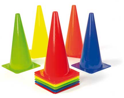 Markierungskegel groß, 10 Stück