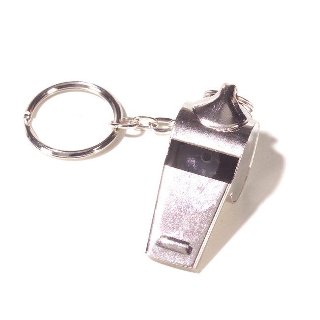 Metalltrillerpfeife mit Schlüsselkette