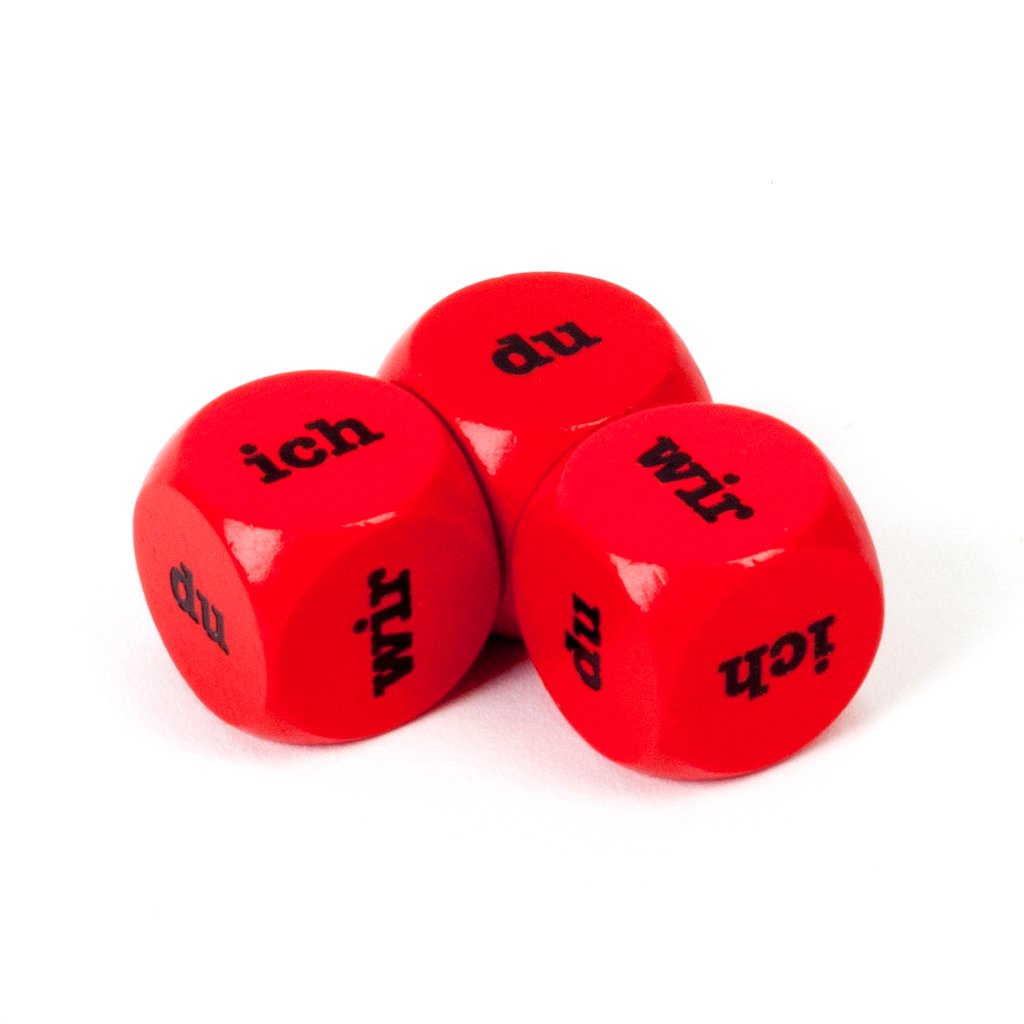 Würfel - Ich/Du/Wir, rot