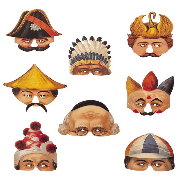 Nostalgiemasken-Set Leksaks 2