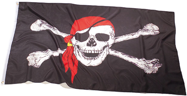 Piratenflagge groß