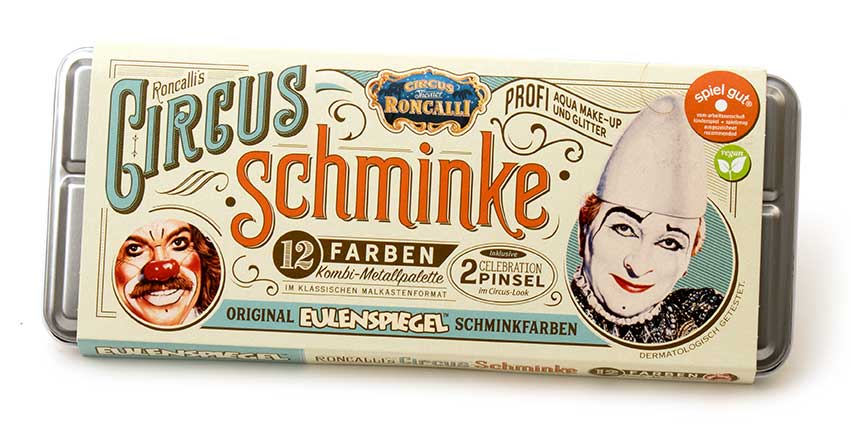 Circus Roncalli 12er Schminkpalette