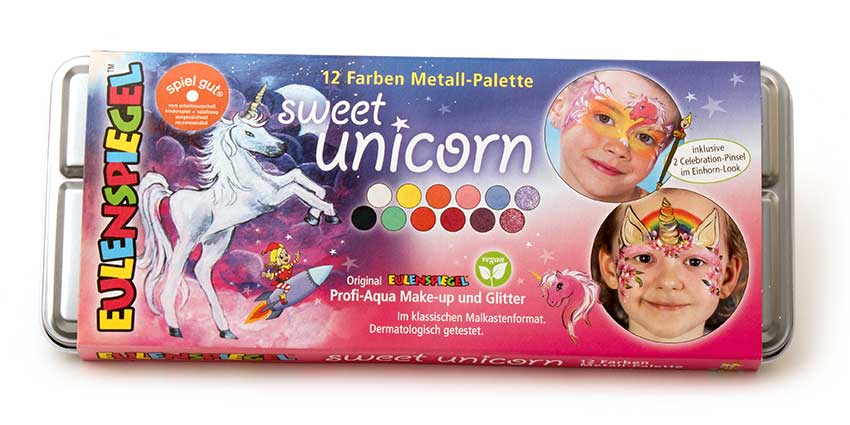 Sweet Unicorn 12er Schminkpalette