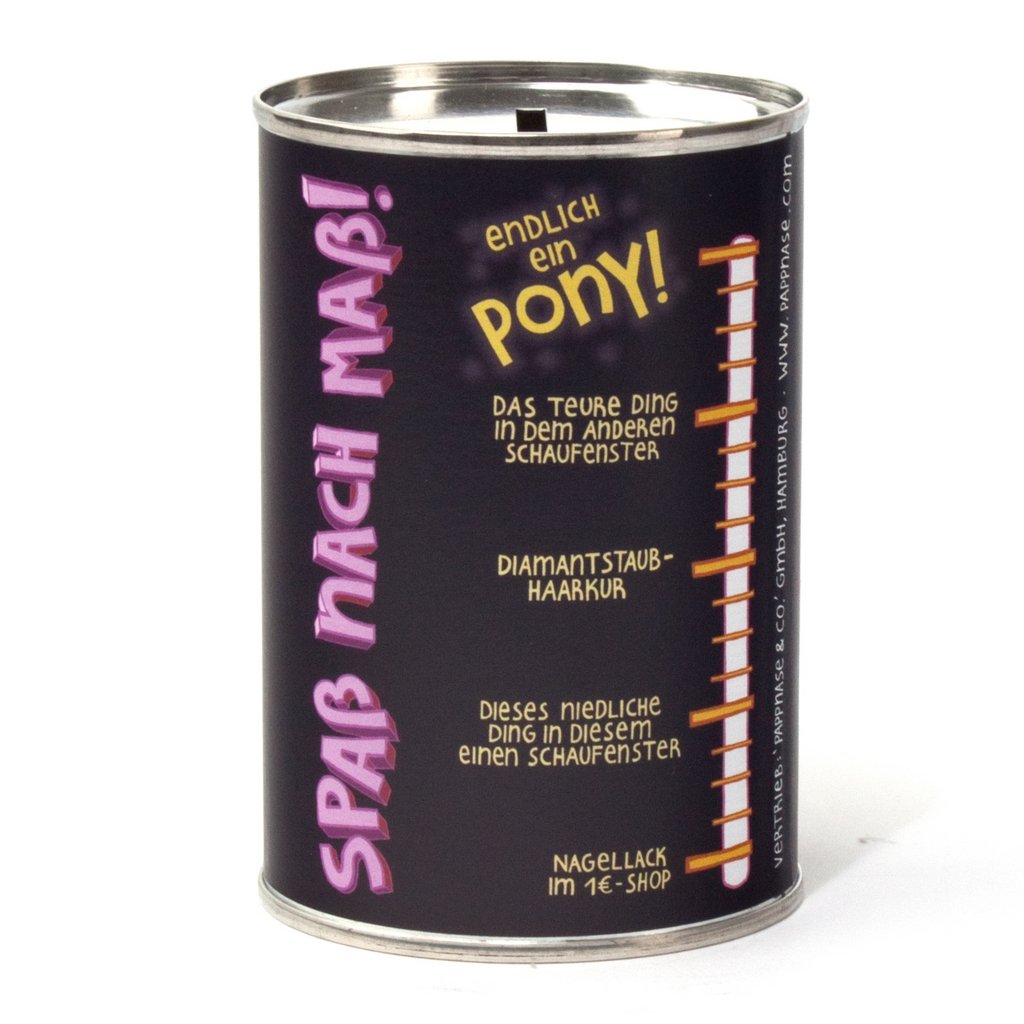 Spaß-Kasse Pony