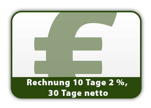 Rechnung 10 Tage 2% 30 Tage netto