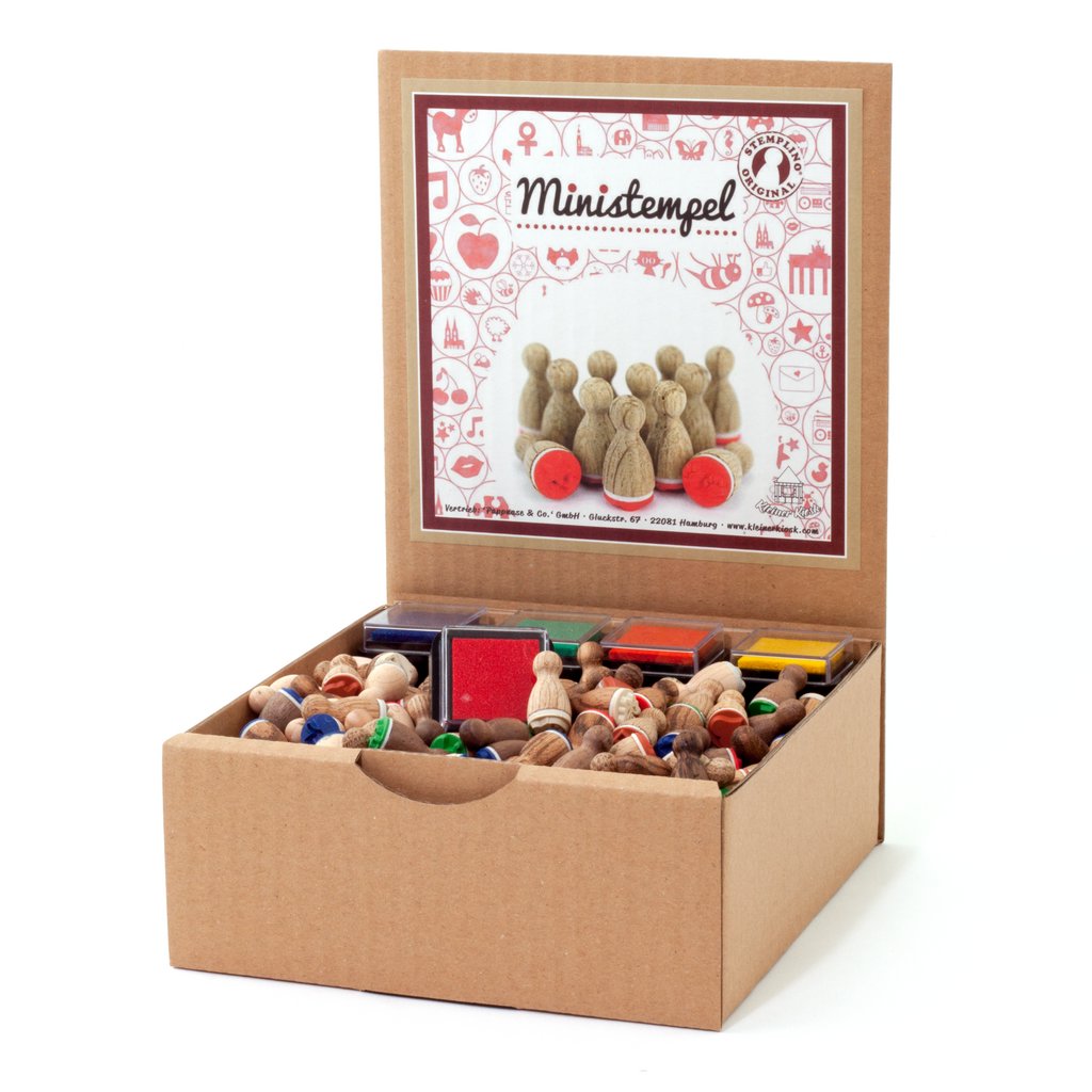 Display Ministempel & Stempelkissen