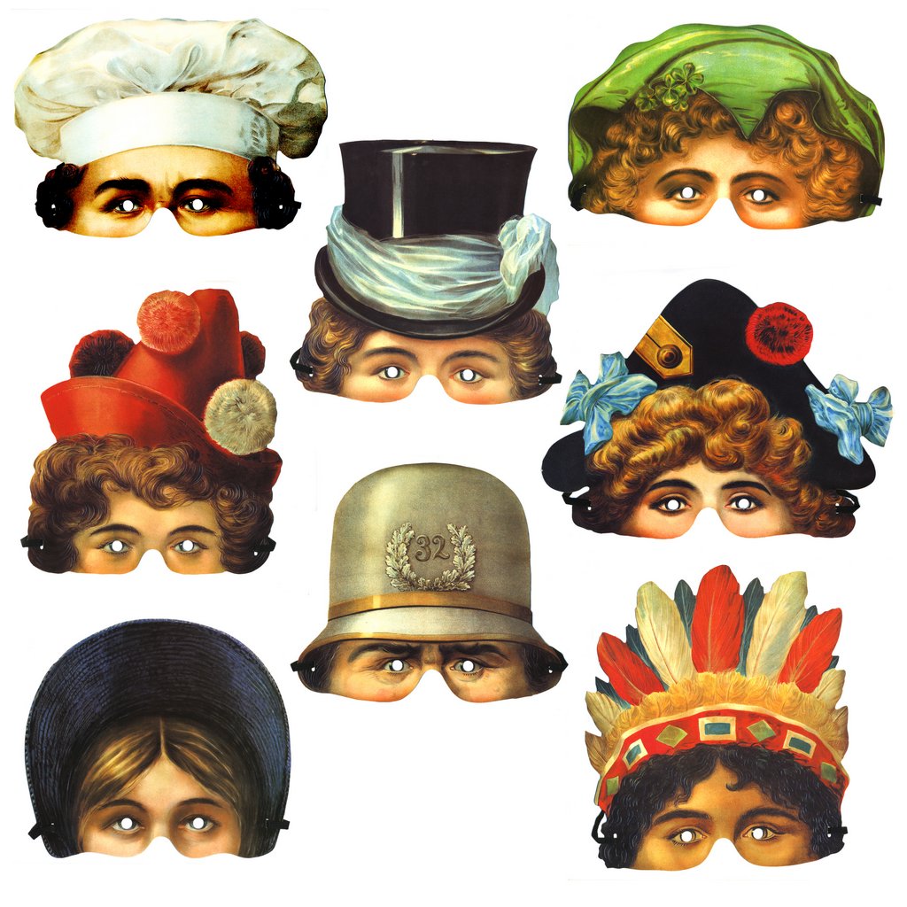 Nostalgiemasken-Set Spielzeugmuseum Nürnberg